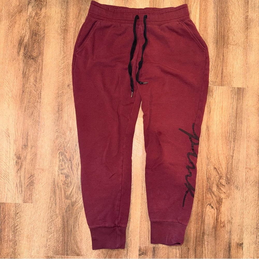 PINK Maroon Joggers